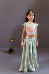 Pista Gul Lehenga Pista Gul Lehenga